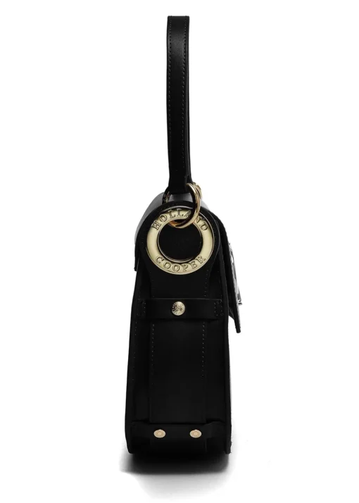 Chelsea Saddle Bag - Soft Black