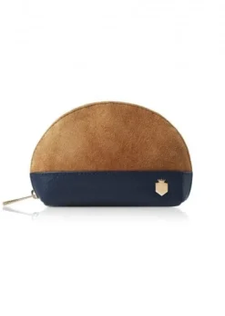 Chiltern Coin Purse - Tan and Navy