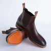 Chinchilla Boots - Bordeaux