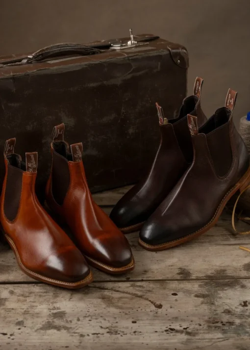 Chinchilla Boots - Bordeaux