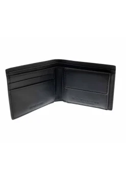 City Wallet with Coin Pocket - Black