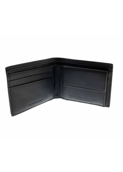 City Wallet with Coin Pocket - Black
