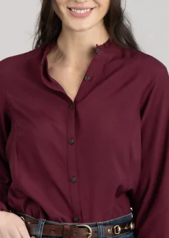 Clarion Blouse - Tawny Port