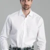 Classic Pure Cotton Shirt - White