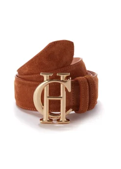 Classic Suede Belt - Tan