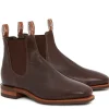 Comfort Kangaroo Craftsman Boots - Chocolate/Natural