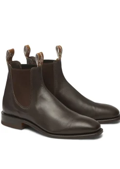 Comfort Kangaroo Craftsman Boots - Chestnut