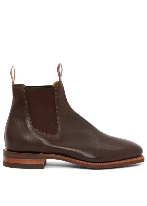 Comfort Kangaroo Craftsman Boots - Chocolate/Natural