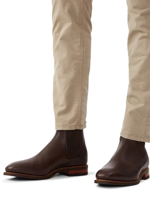 Comfort Kangaroo Craftsman Boots - Chocolate/Natural