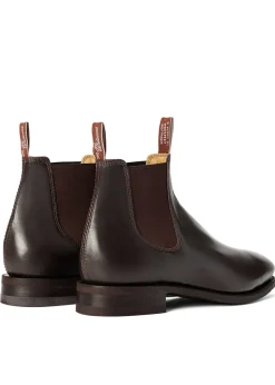 Comfort Kangaroo Craftsman Boots - Chestnut