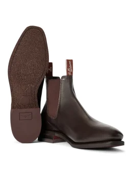 Comfort Kangaroo Craftsman Boots - Chestnut