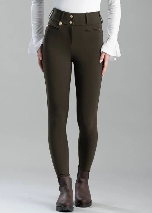 Contour Trousers - Dark Olive