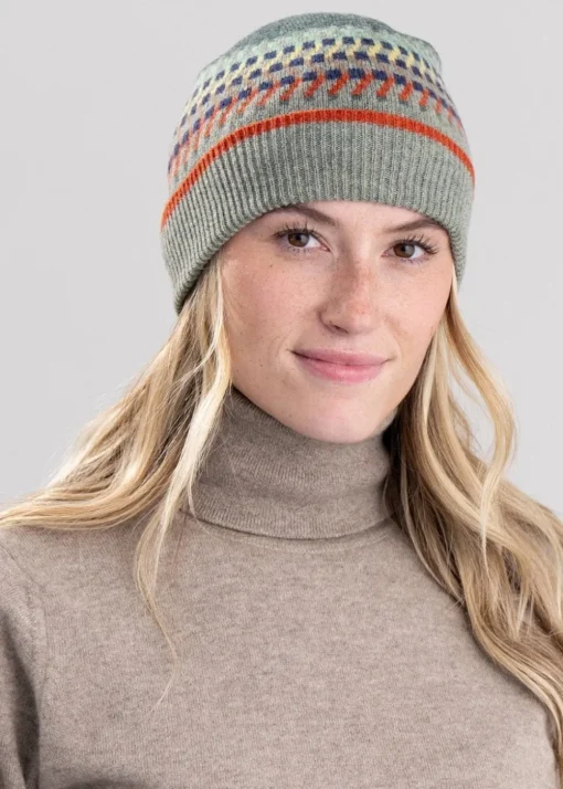 Cora Lambswool Beanie - Matcha