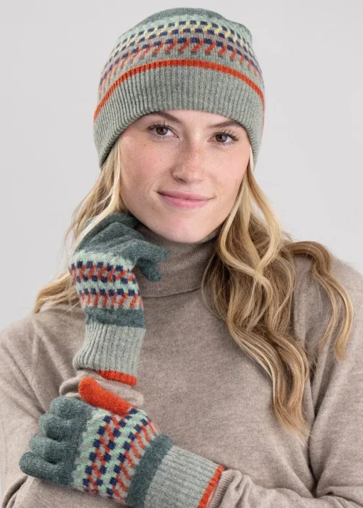 Cora Lambswool Beanie - Matcha