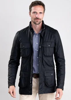 Corbridge Wax Jacket - Black