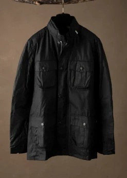 Corbridge Wax Jacket - Black