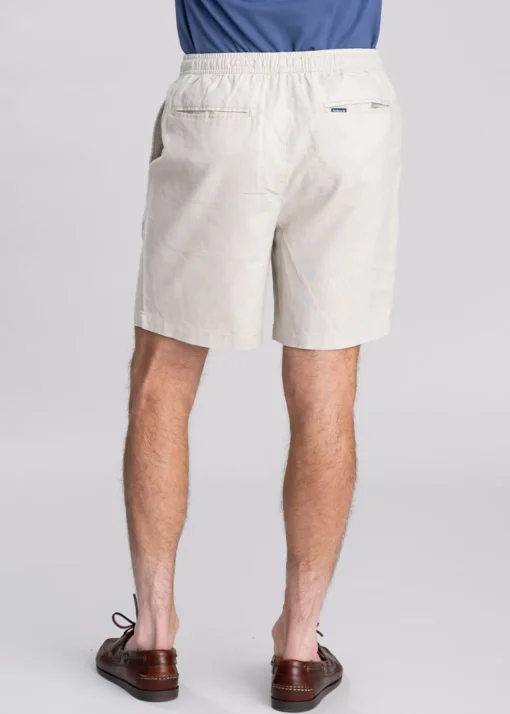 Cotton Linen Relaxed Shorts - Mist