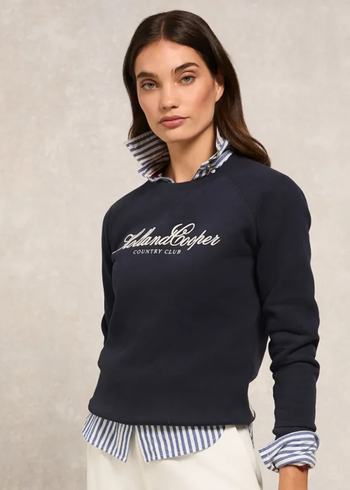 Country Club Crew Sweat - Ink Navy