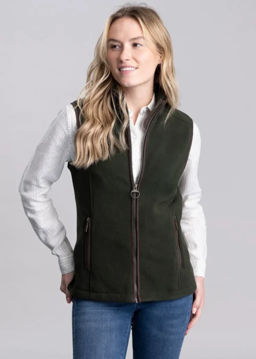 Country Colton Fleece Gilet - Sage