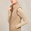 Country Fleece Gilet - Natural Borg