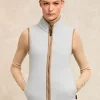 Country Fleece Gilet - Pale Blue
