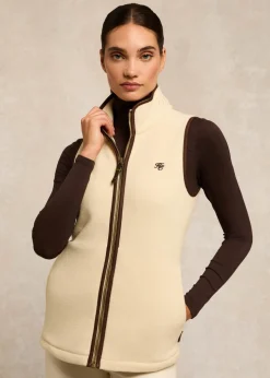 Country Fleece Gilet - Cream