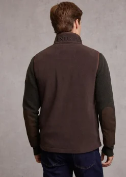 Country Fleece Gilet - Chocolate