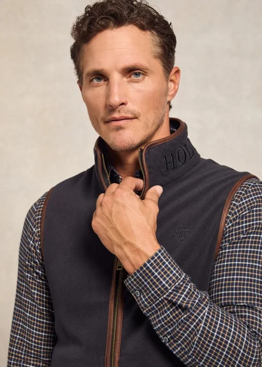 Country Fleece Gilet - Ink Navy
