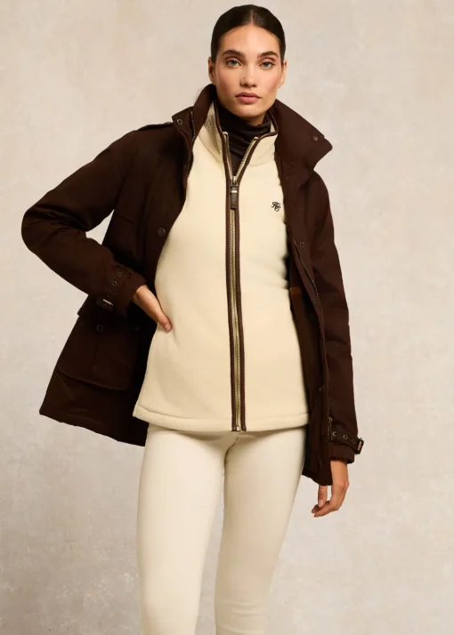 Country Fleece Gilet - Cream
