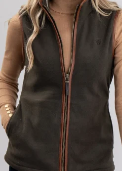Country Fleece Gilet - Khaki