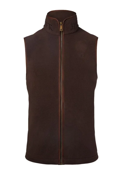 Country Fleece Gilet - Chocolate