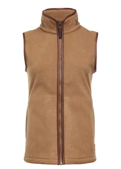 Country Fleece Gilet - Coffee