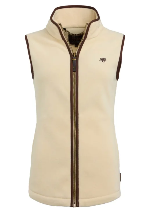 Country Fleece Gilet - Cream