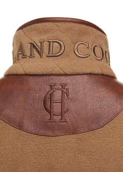 Country Fleece Gilet - Coffee
