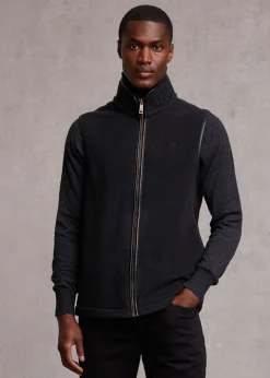 Country Fleece Gilet (Gents) - Black