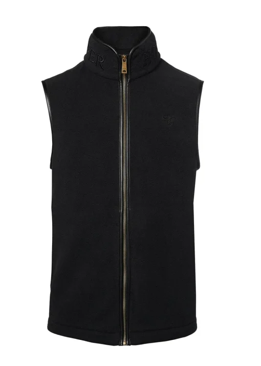 Country Fleece Gilet (Gents) - Black