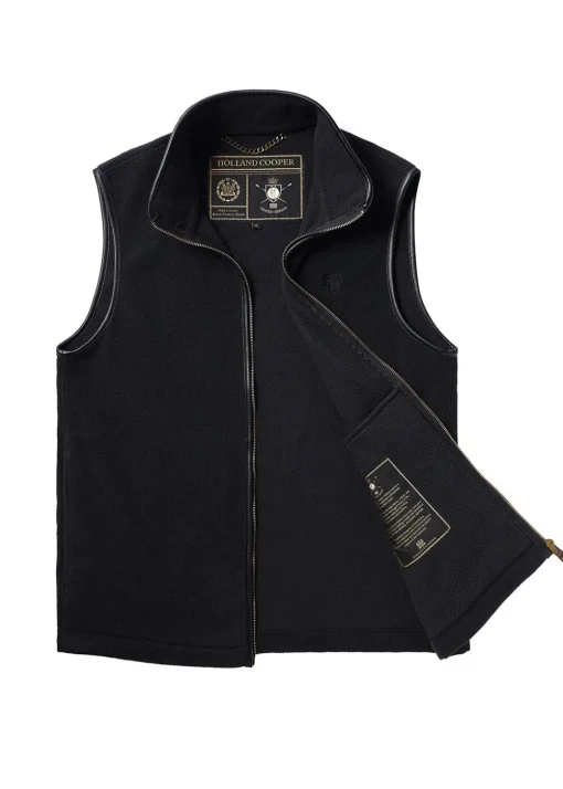 Country Fleece Gilet (Gents) - Black