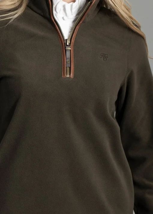 Country Fleece Quarter Zip - Khaki