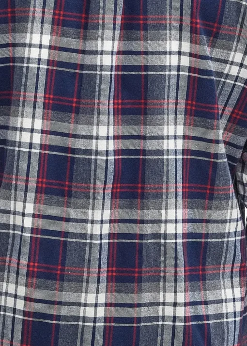 Crossfell Tailored Checked Shirt - Navy