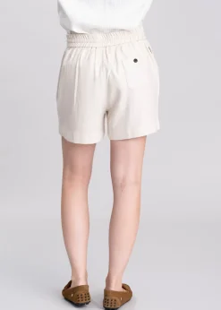 Daphne Linen Shorts - Oat