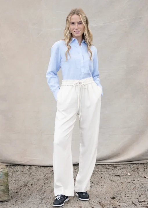 Daphne Linen Trousers - Oat