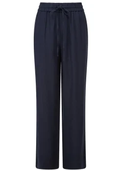 Daphne Linen Trousers - Navy