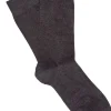 Fine Gauge Cotton Socks - Grey