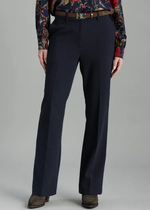 Flare Trousers - Evening Blue