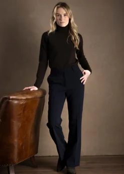 Flare Trousers - Evening Blue