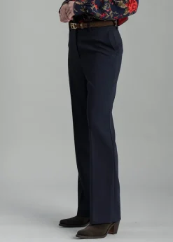 Flare Trousers - Evening Blue