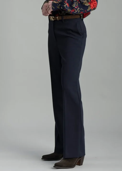 Flare Trousers - Evening Blue