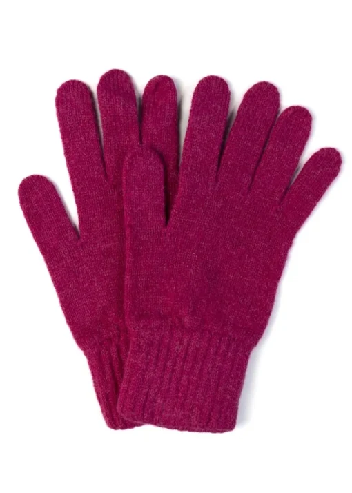 Fliss Lambswool Gloves - Tyrian