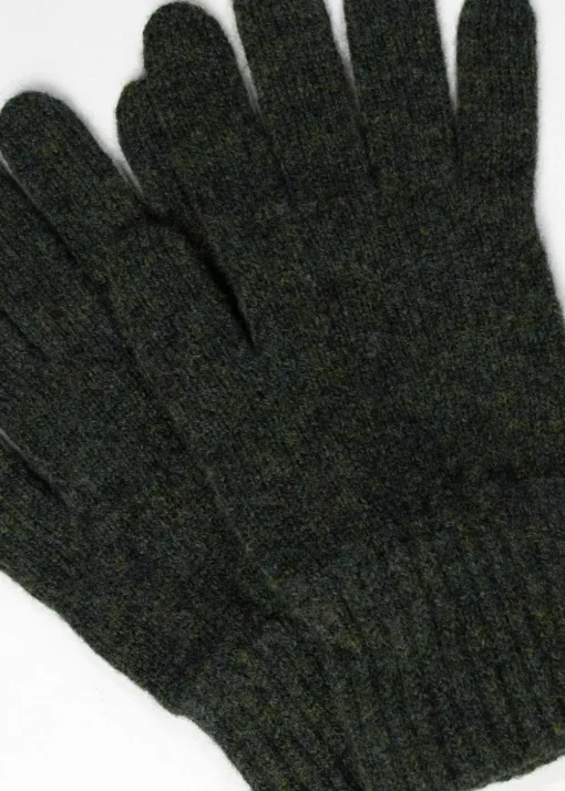 Fliss Lambswool Gloves - Pine