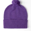 Fliss Lambswool Pom Pom Beanie - Solstice